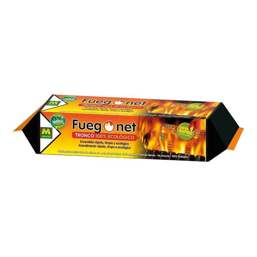 Tronco 100% Ecológico Fuegonet 20x7,5x7,5cm