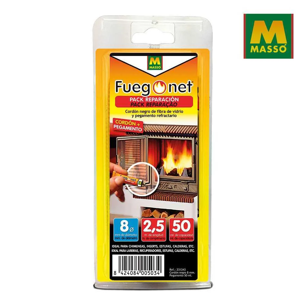 Pack Reparaçao: Cordao Isolante Ø8 + Cola 50Ml Fue
