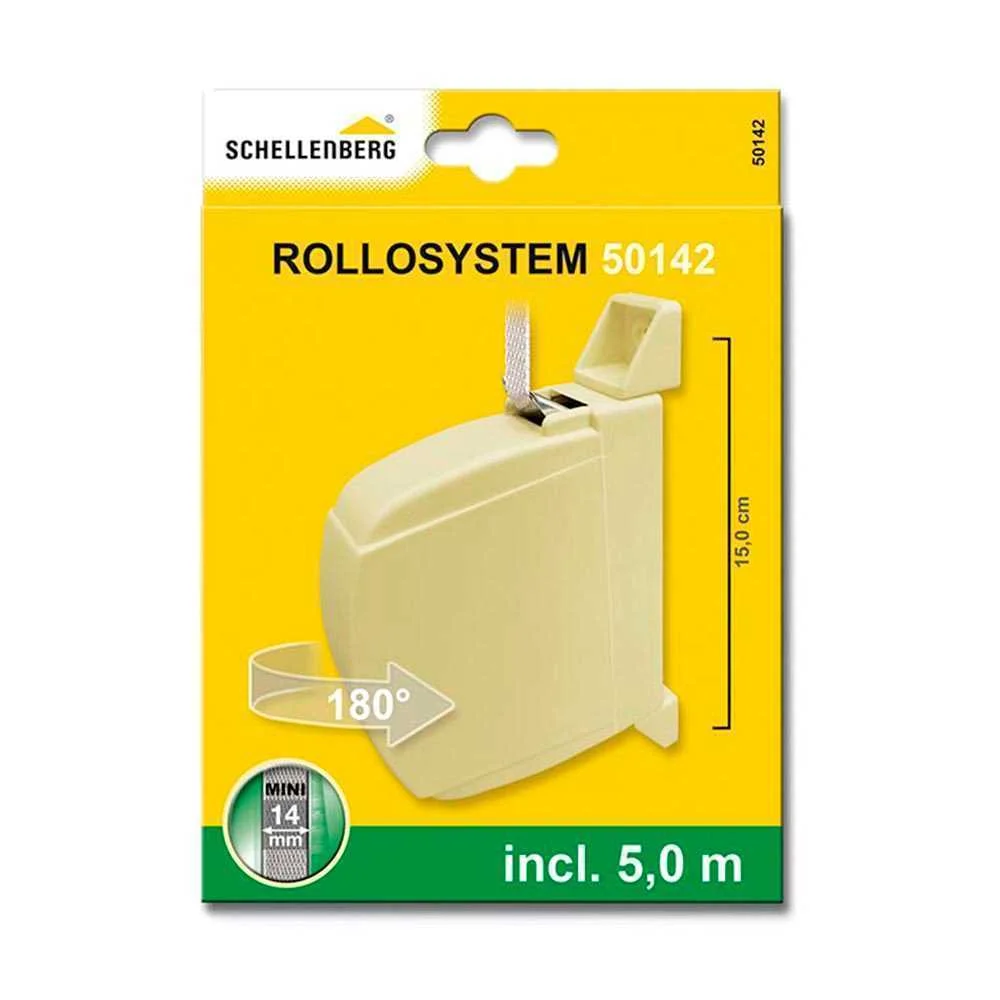 Enrolador de Persians Mini com Fita Bege 5m Schellenberg