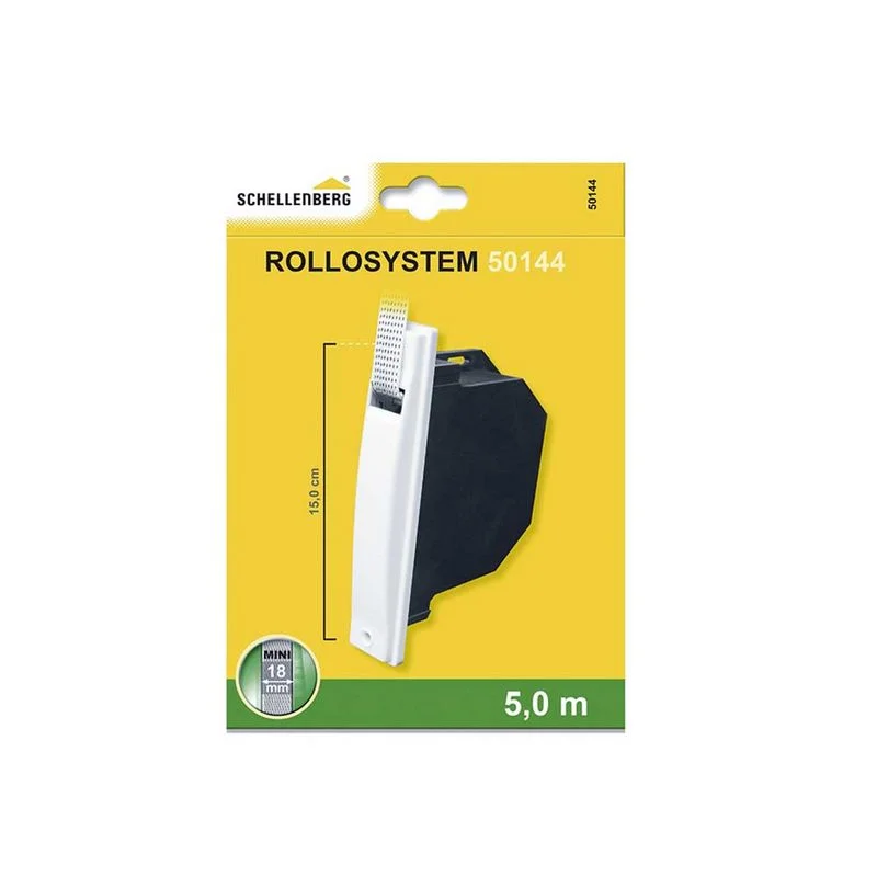 Enrolador de Encastrar Minipack para Persianas 5m de Fita (Distancia Berbequim 150mm) Schellenberg