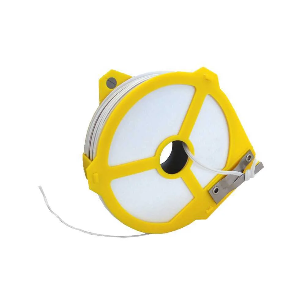 Arame Plastificado Branco com Dispensador 4mmx50m.