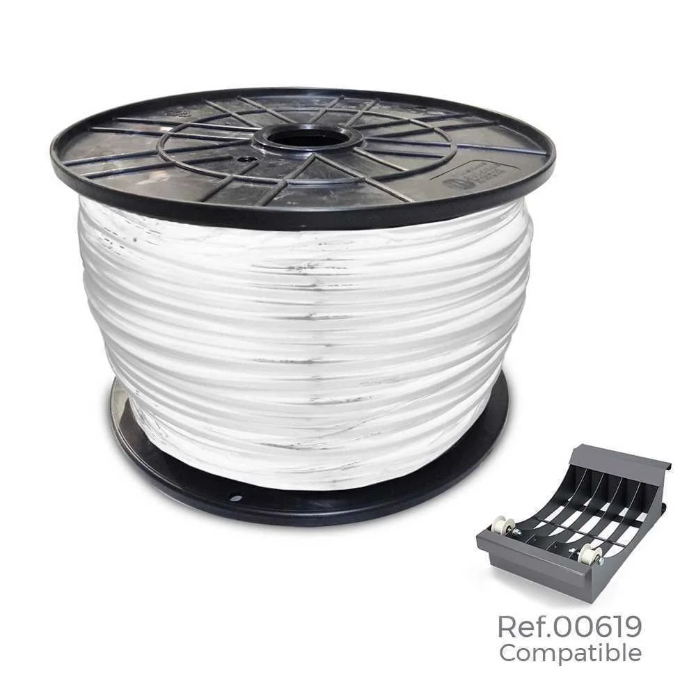 Rolo De Cabo Acrilico 3X2,5Mm Branco 150Mts (Bobin