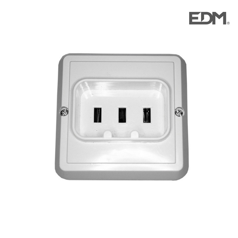 Tomada Encastrar Bipolar 25a Cozinha (Retractilada) Edm