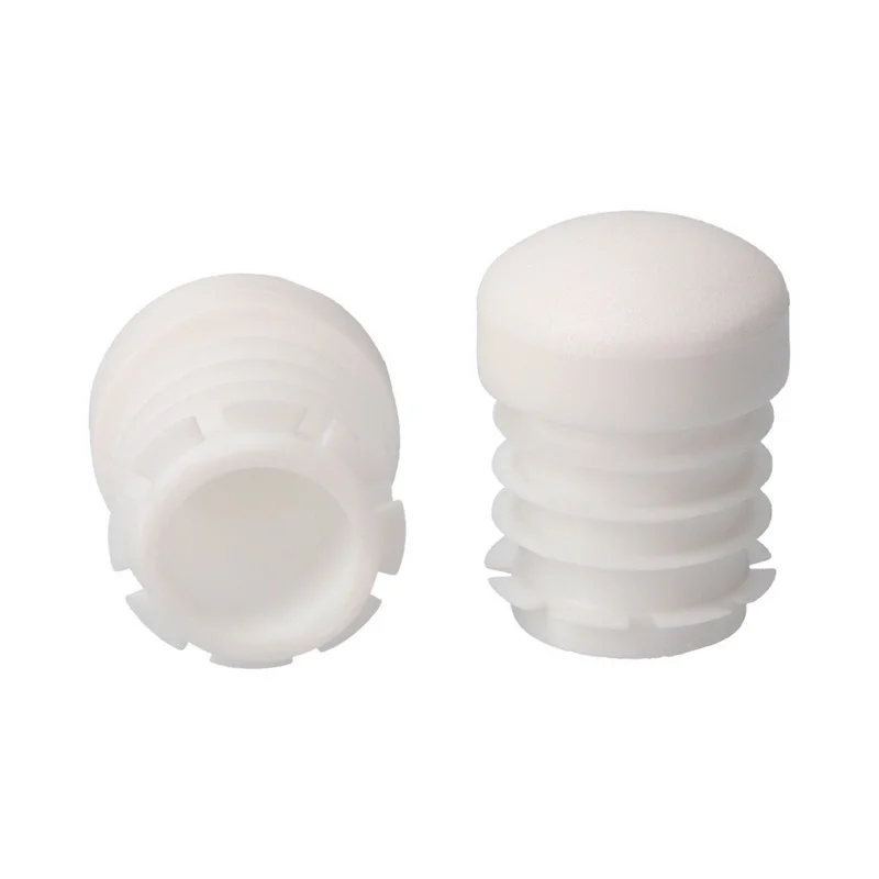 Topo de Borracha Redondo p/ Interior Ø22Mm Branco