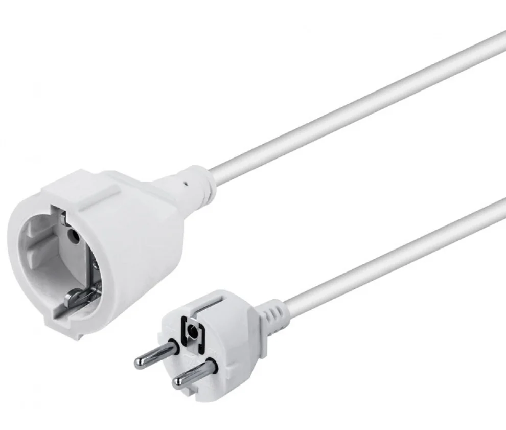 Cabo alongador NIMO MEL-020 3 m Branco
