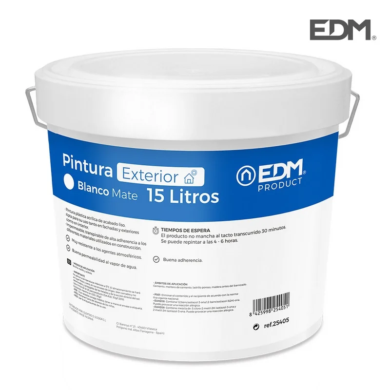 Pintura Plastica Mate Interior / Exterior Branca 1