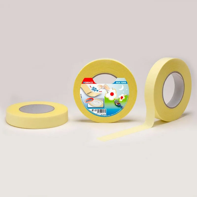 Fita de Pintor Mask Krep 25mmx50mts para Linhas.