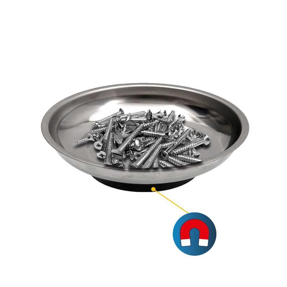 Prato Magnético 10,5cm Inox