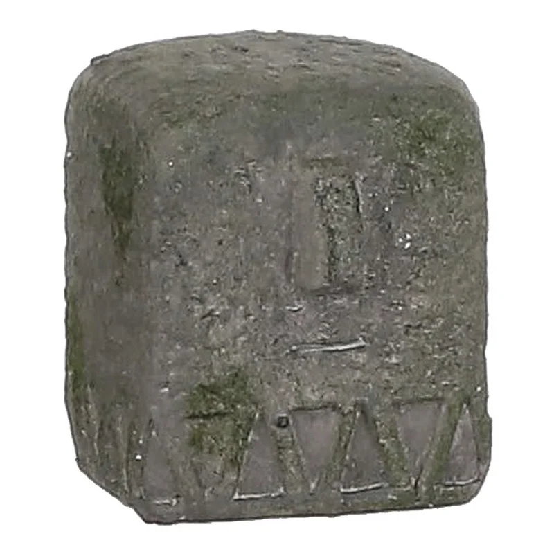 *ult.Unidades*  Estatua Cinzento 9x8x9.5cm