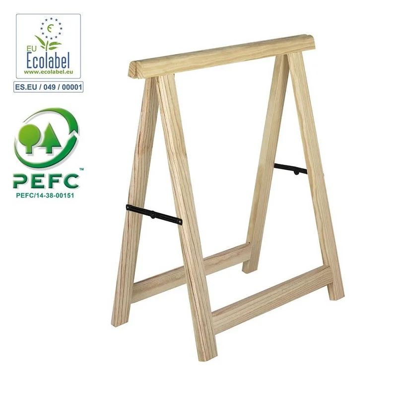 Cavalete Pinho Super 77X73,5Cm 100% Pefc Cert Asti