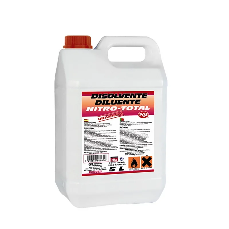 Dissolvente Nitro Total Garrafa 5 Lt Pqs