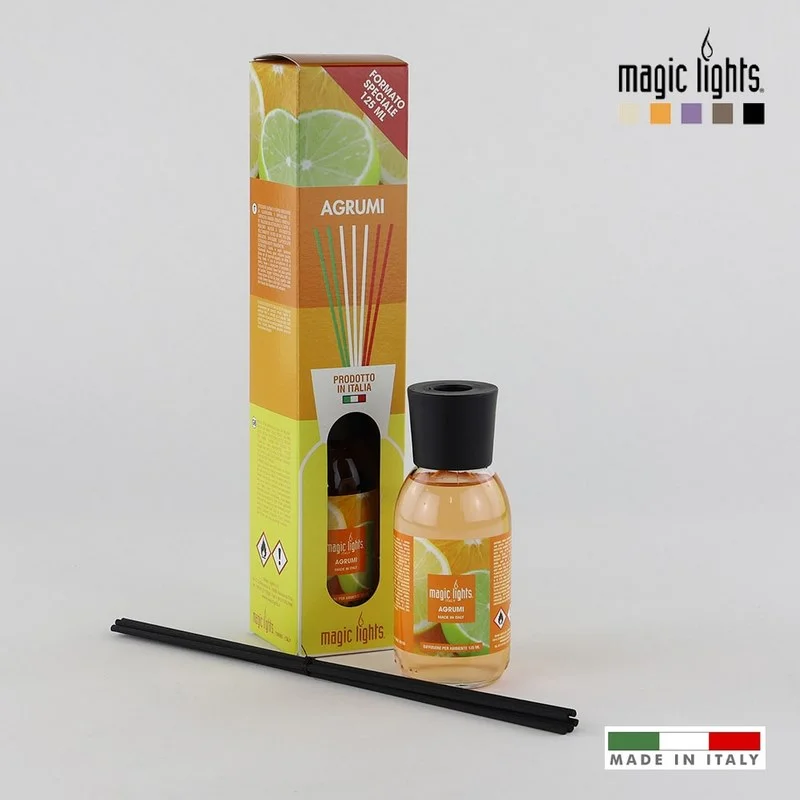 Difusor Aroma Mikado Citrinas 125ml Magic Lights