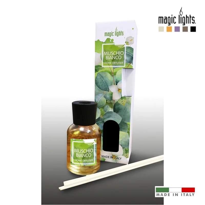 Difusor Mikado Musk Blanco 50ml Magic Lights
