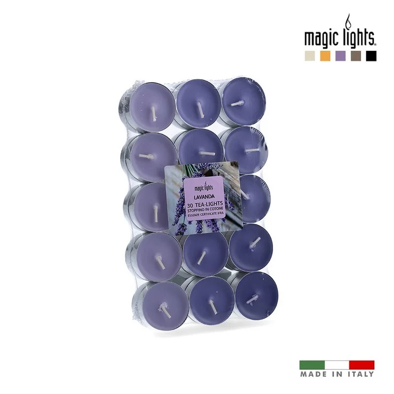 Velas Perfumadas Lavanda 30Uni. Magic Lights