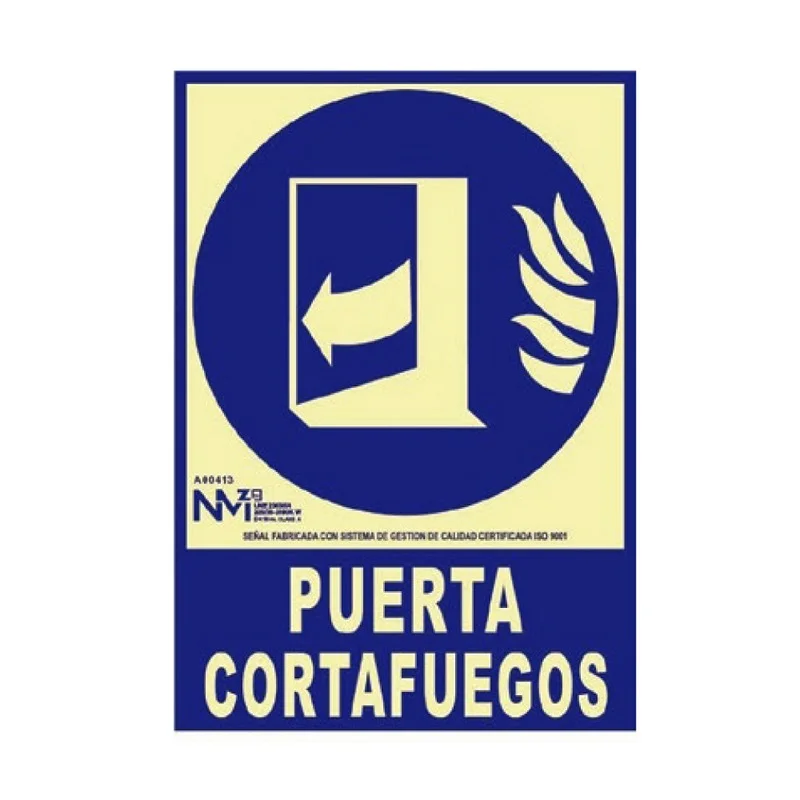 Sinal de Extinção Porta Corta-Fogo