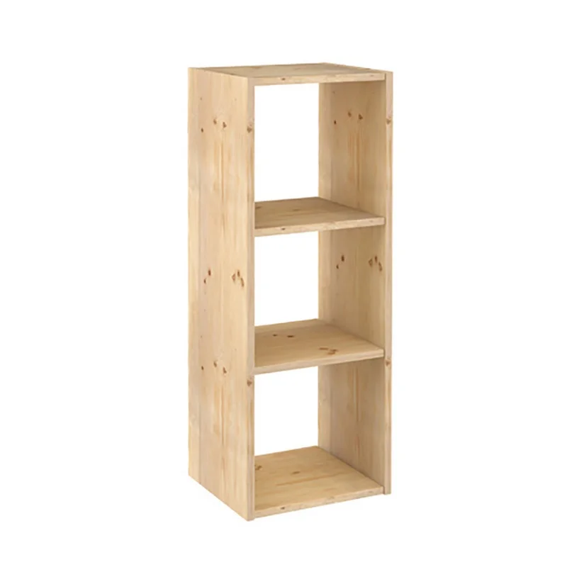 Estante Modular 3 Cubos Dinamic Pinho Maciço Asti.
