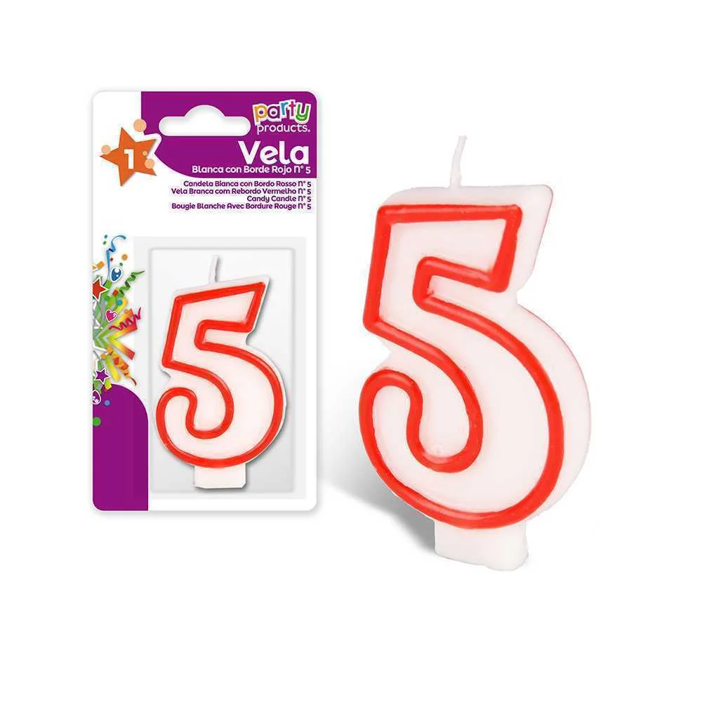 Vela Aniversário Nº5
