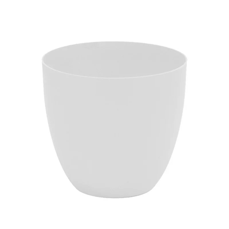 Vaso Redondo Branco 22cm