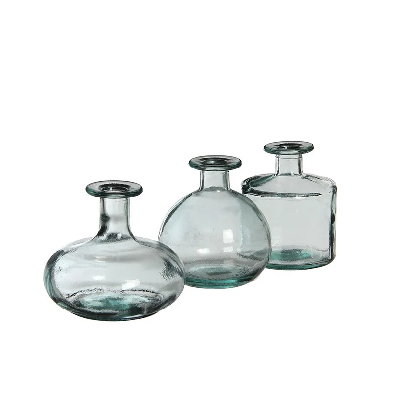 Garrafa De Vidro Transpartente Simone Ø14Cmx12Cm
