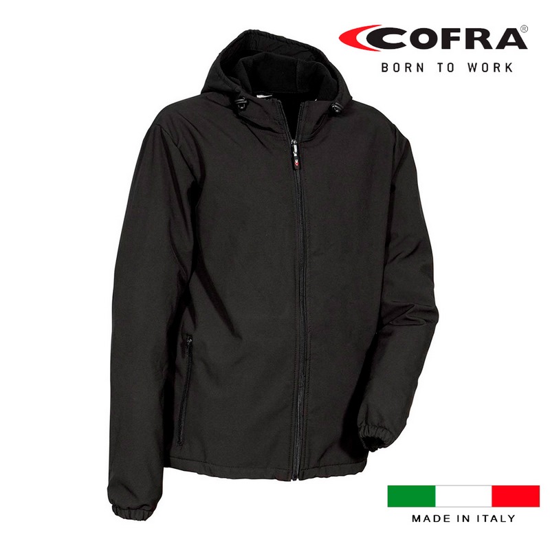 Jaqueta Softshell Vannas Preto Cofra Tamanho L