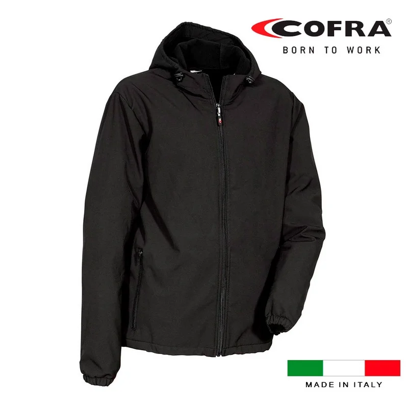 Jaqueta Softshell Vannas Preto Cofra Tamanho Xl