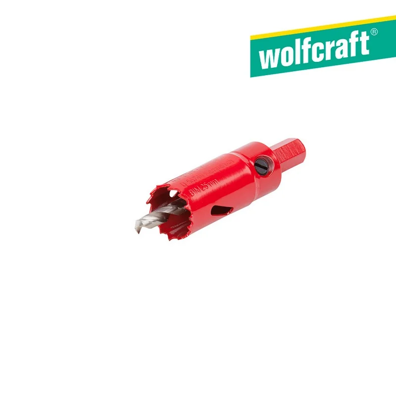 Broca Craneana Bim Completo com Adaptador e Broca Piloto Ø25mm 5464000 Wolfcraft