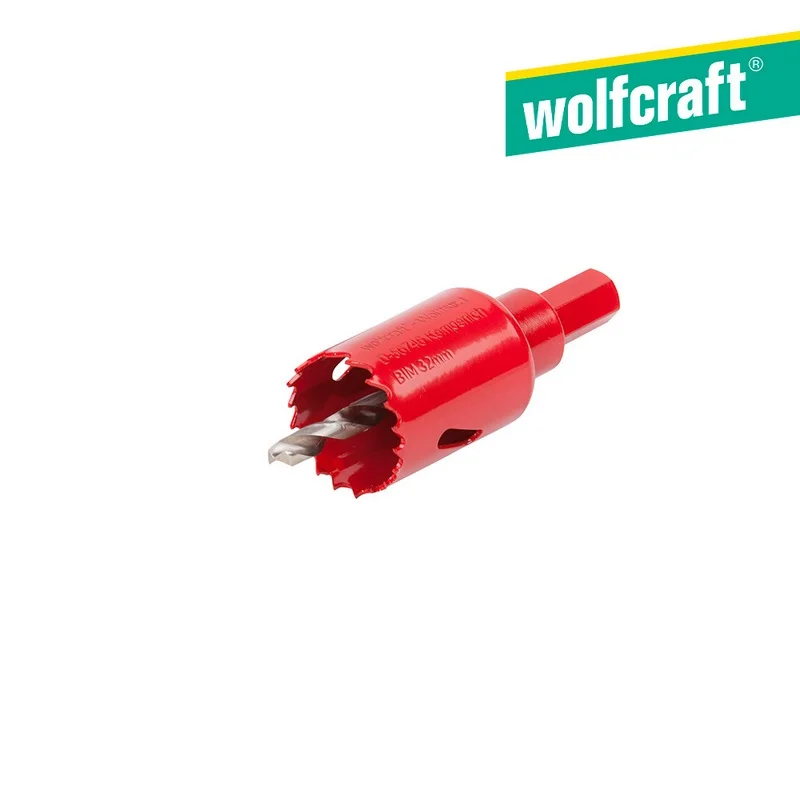 Broca Craneana Bim Completo com Adaptador e Broca Piloto Ø32mm 5466000 Wolfcraft