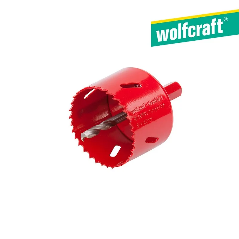 Broca Craneana Bim Completo com Adaptador e Broca Piloto Ø60mm 5484000 Wolfcraft