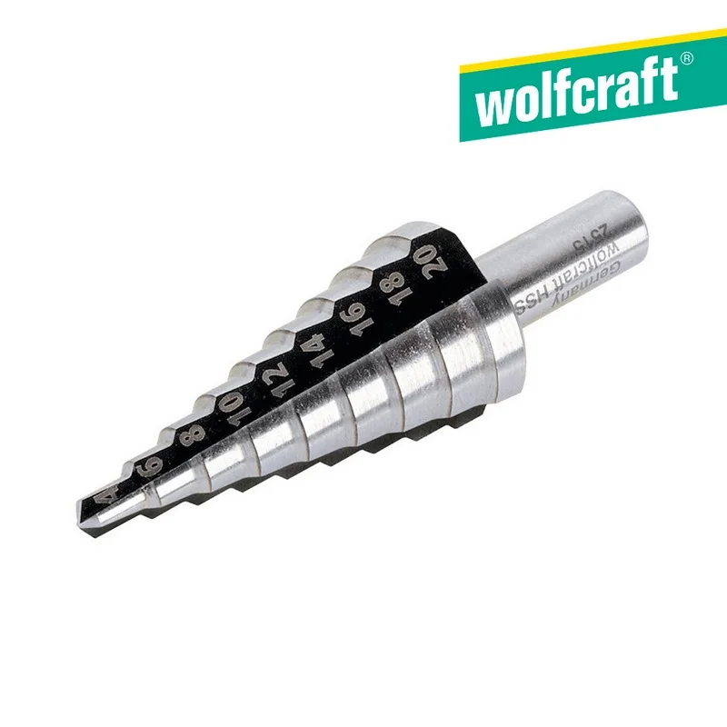 Broca Conica Escalada Hss, Ø8-35Mm Wolfcraft