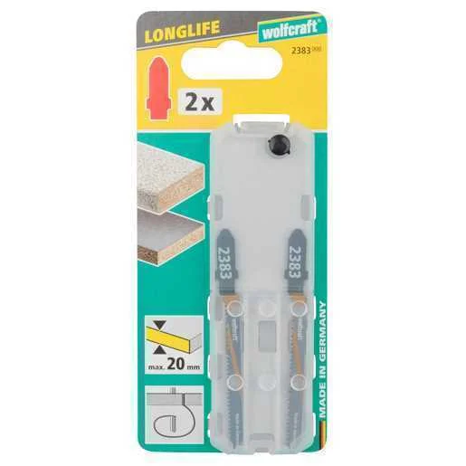 Pack 2 Folhas para Tico-Tico Eixo em T/Hcs 50mm 2383000 Wolfcraft