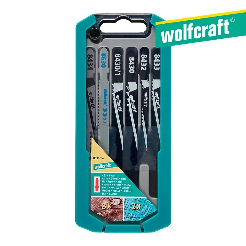 Estojo Folhas de Serra Pra Bosch 8630000 Wolfcraft