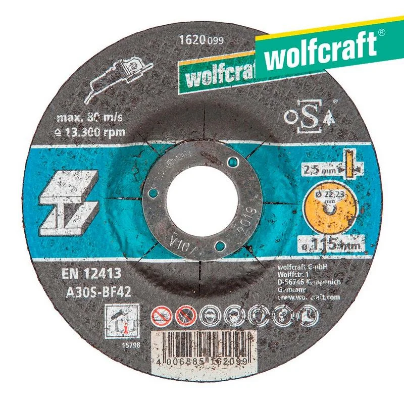 Disco de Corte para Metal  115 X 2,5 X 22,23mm. .