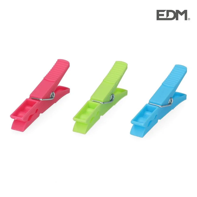 Pack 12 Molas de Pl&aacute;stico Gigante Edm 8,8x3,3x1,2cm.