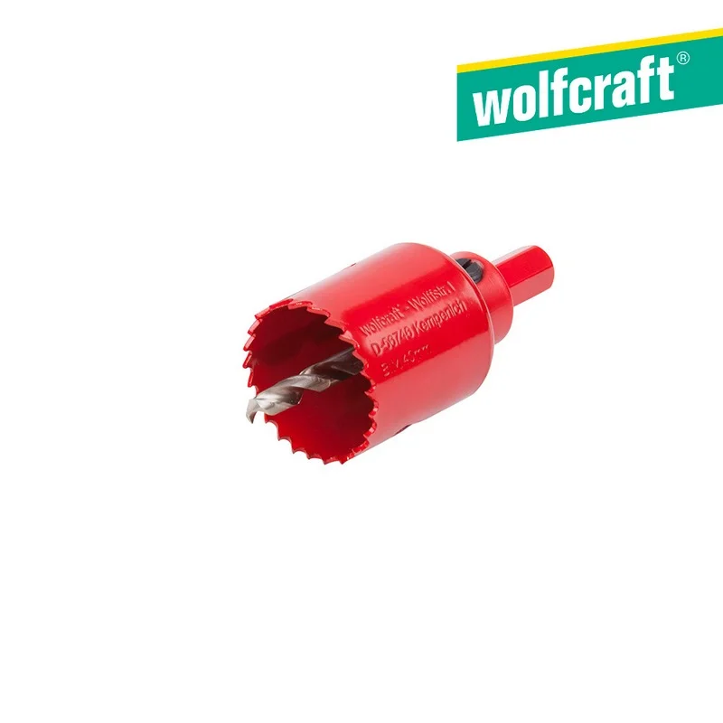 Broca Craneana Bim Completo com Adaptador e Broca Piloto Ø40mm 5469000 Wolfcraft