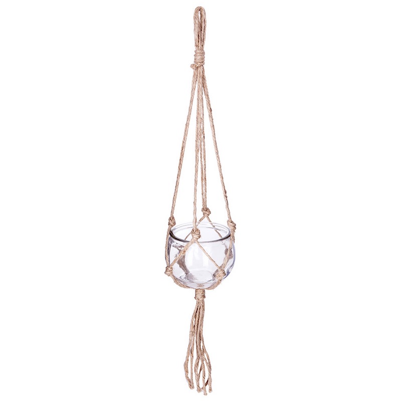 Bola de Cristal e Cabide de Juta Diam.10.5cm