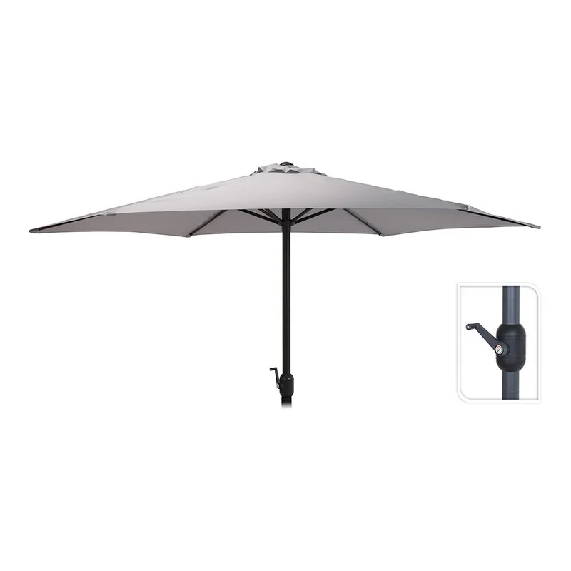 Parasol 300cm Cor Cinza Claro