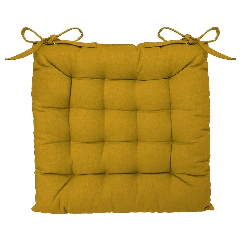 Almofada para Cadeira Cor Mostarda 38x38cm