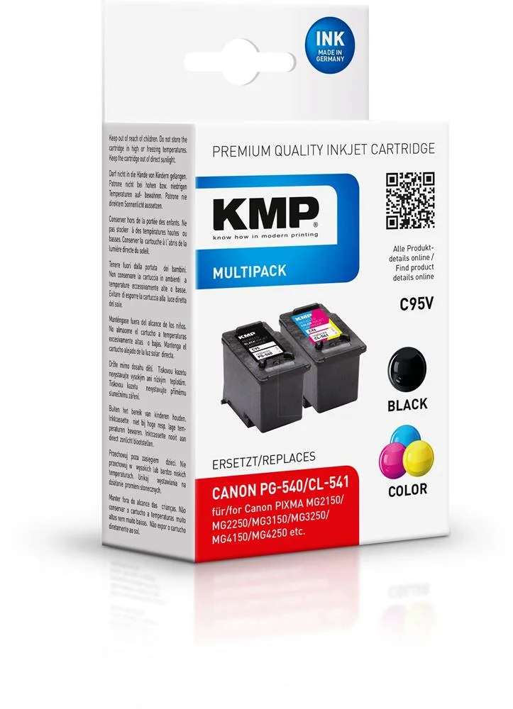 Kmp C95v Multipack Bk / Comp. C. Canon Pg-540.