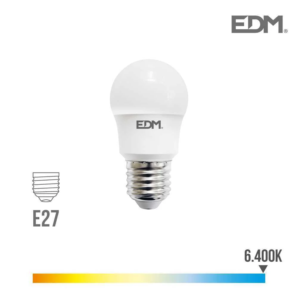 Lâmpada Esferica Led E27 8.5w 940 Lm 6400k Luz Fri