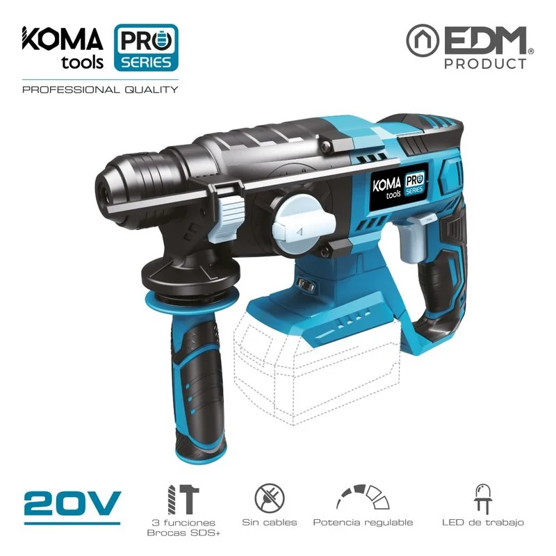 Berbequim De Percussão 20v Koma Tools Pro