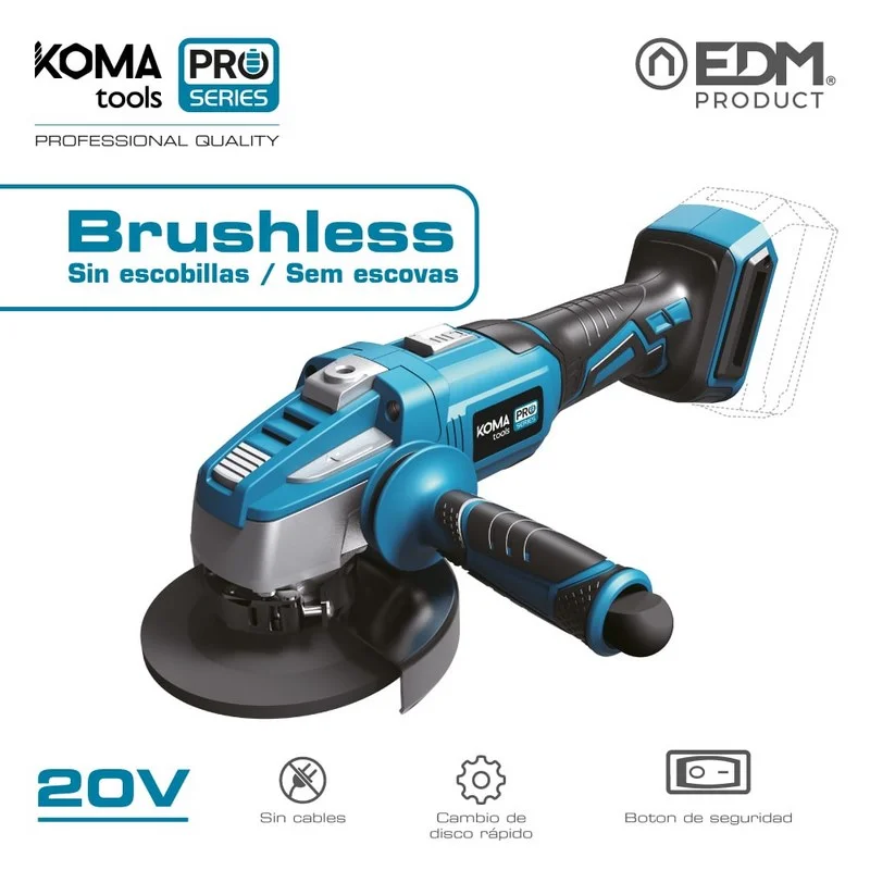 Rebarbadora 125mm 20v Brushless S/ Bateria E Carre
