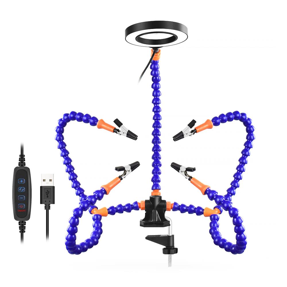 Suporte Para Pistola De Soldagem 4 Mãos Azul