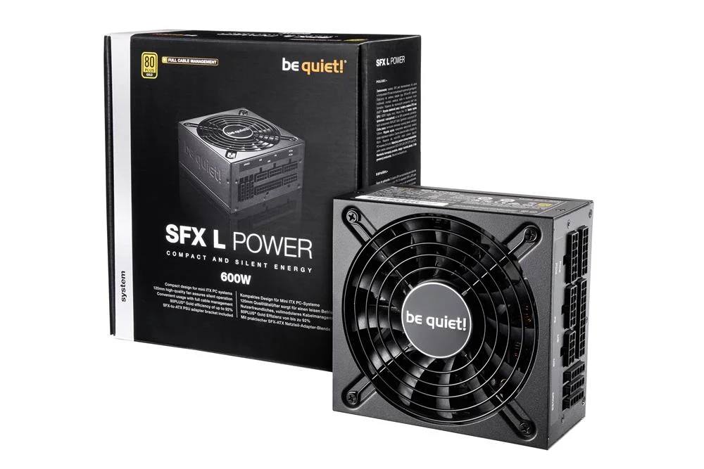 Fuente Sfx 600w Be Quiet Sfx-L Power 80+ Gold/Ful.