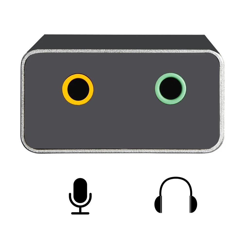Adaptador Áudio EC1645 USB Type C para 2xJack 3.5