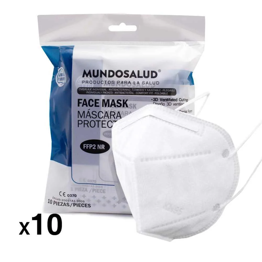 Pack de 10 Mascarillas Ffp2 Con Certificados Espa.