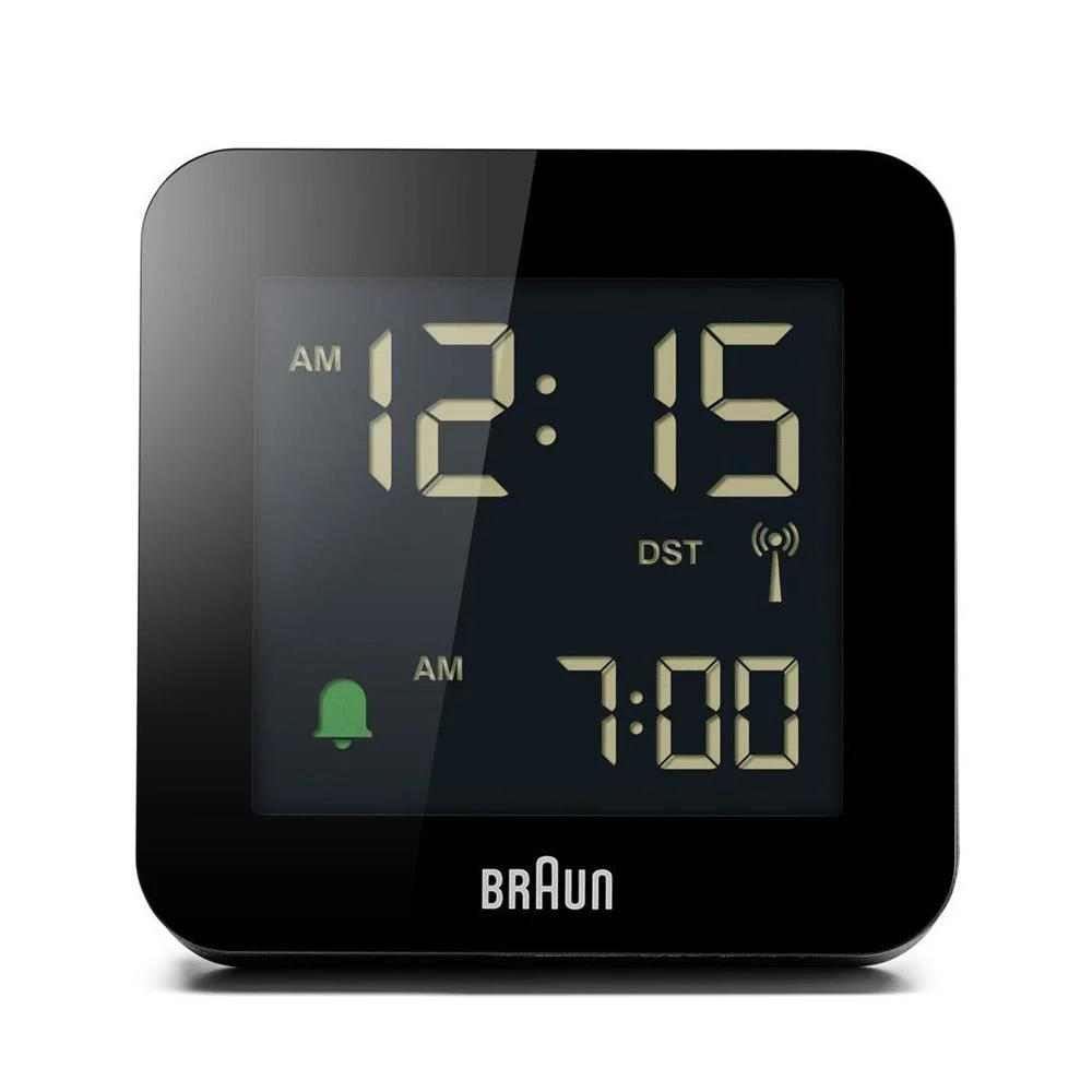 Braun Bc 09 B-Dcf         Black Radio Controlled Alarm Clock