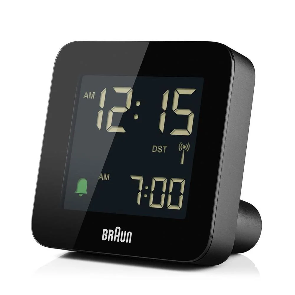 Braun Bc 09 B-Dcf         Black Radio Controlled Alarm Clock