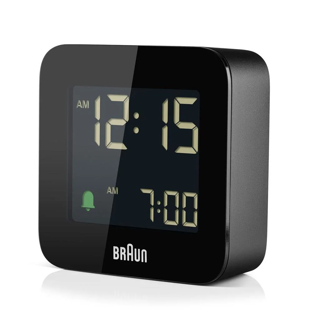 Braun Bc08, Relógio Digital, Quadrado, Preto