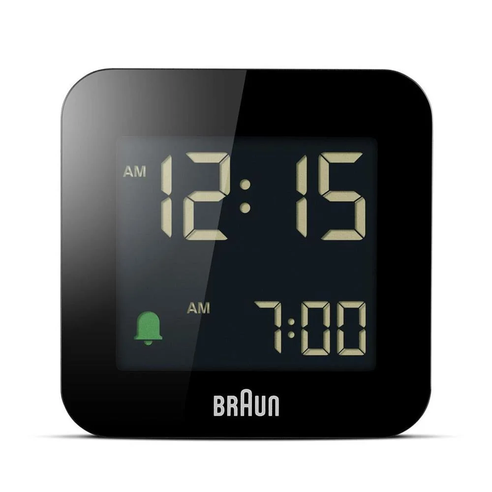 Braun Bc08, Relógio Digital, Quadrado, Preto