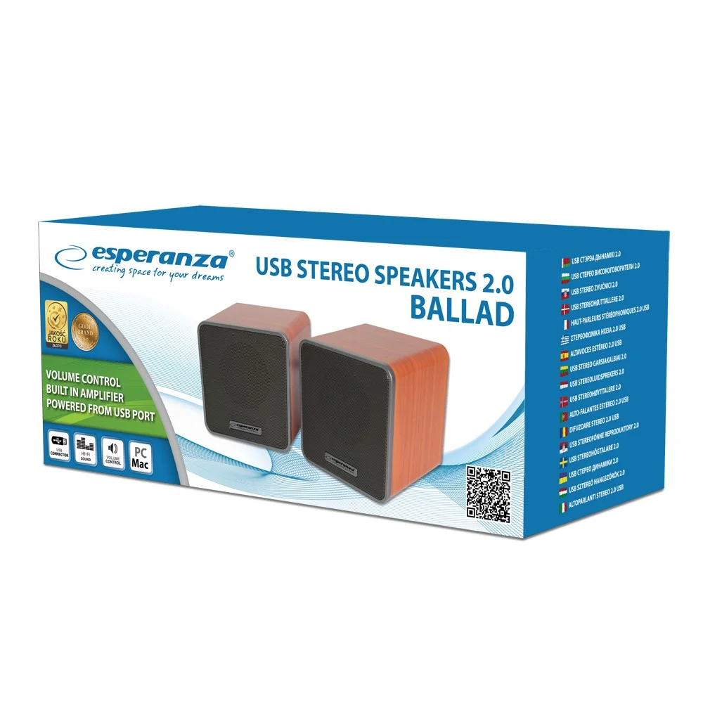 Altavoces Balada Esperanza Usb 2.0